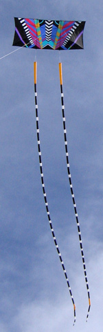 vertigo kite with tube tails